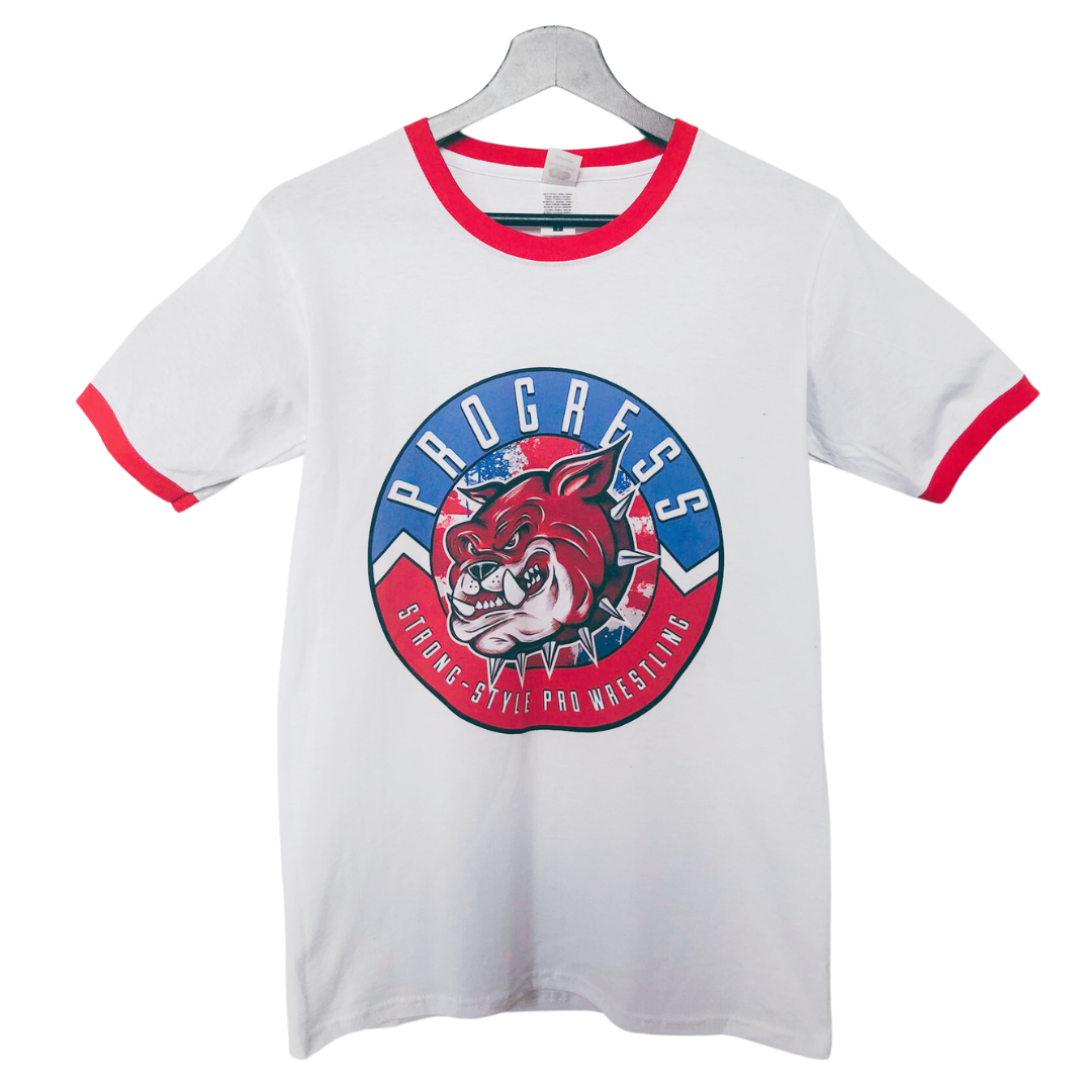 PROGRESS Wrestling T Shirt - PROGRESS / BULLDOG Collab