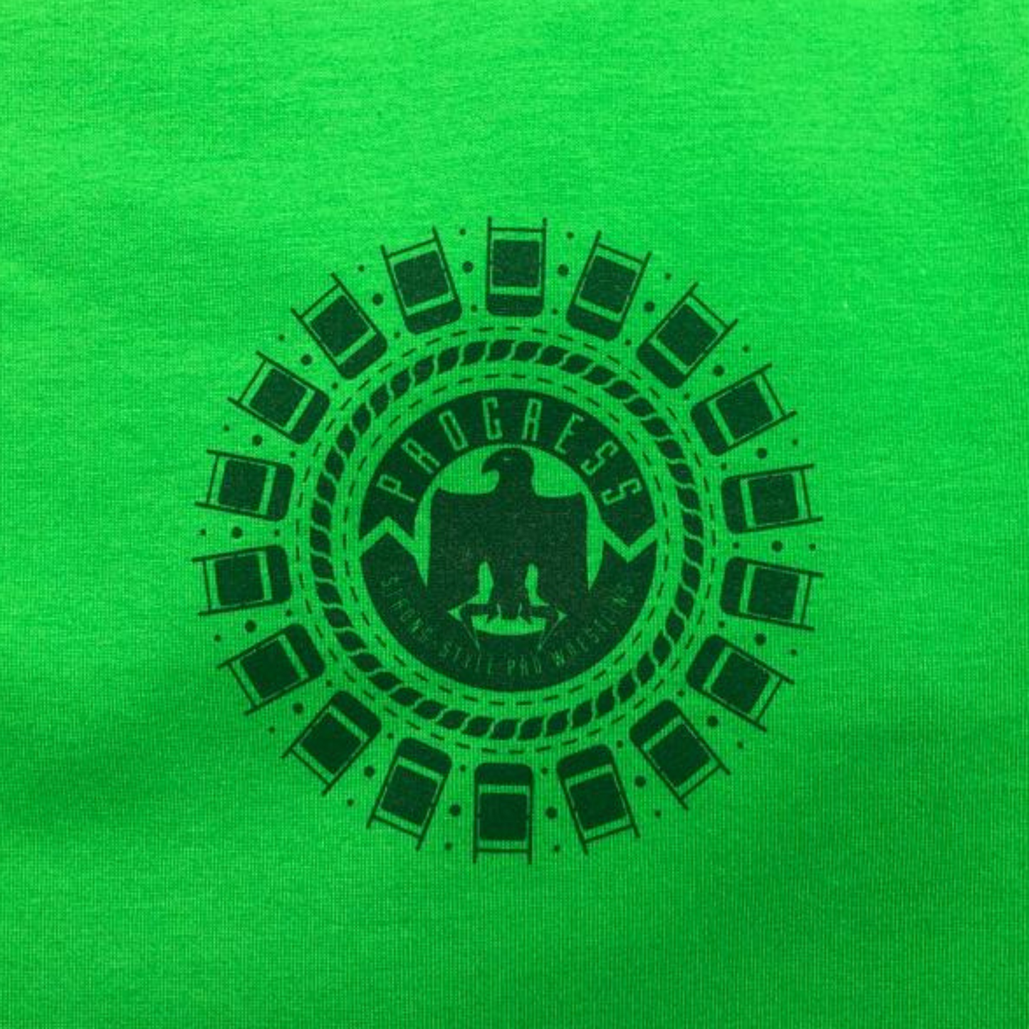 PROGRESS WRESTLING T SHIRT MANDALA LOGO