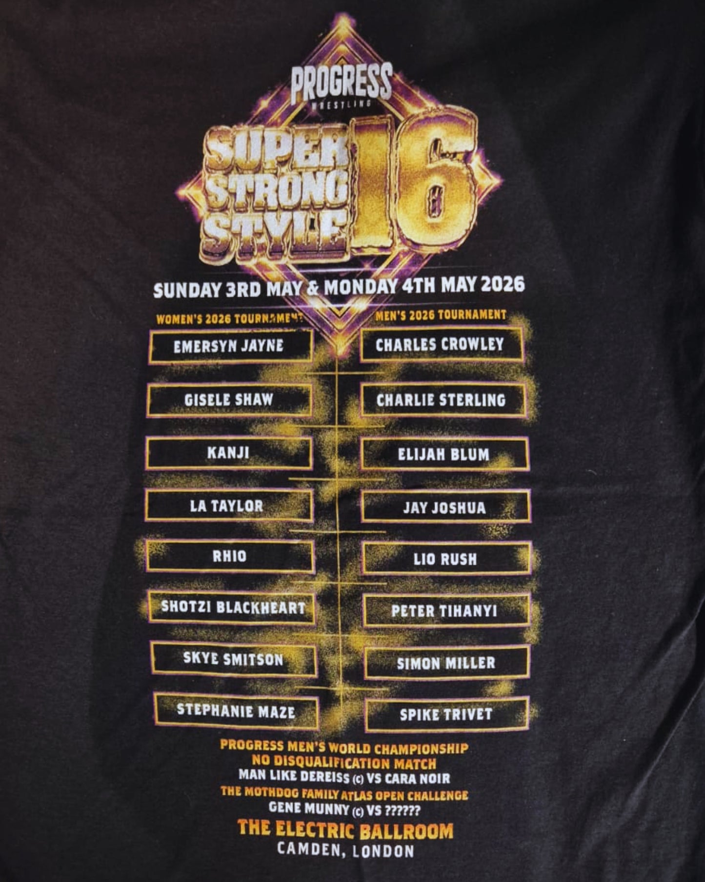Super Strong Style 16 2026: Official T-Shirt