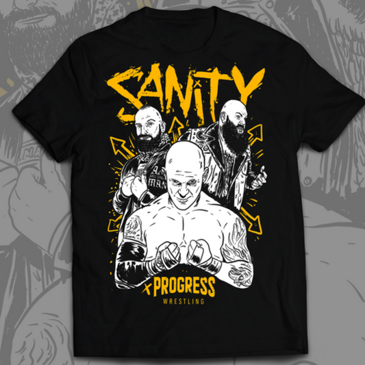 PROGRESS Wrestling T Shirt - SANITY x PROGRESS