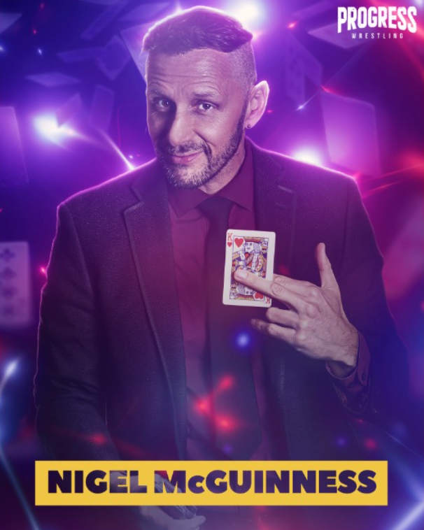 PROGRESS Wrestling Signed Print Nigel McGuinness