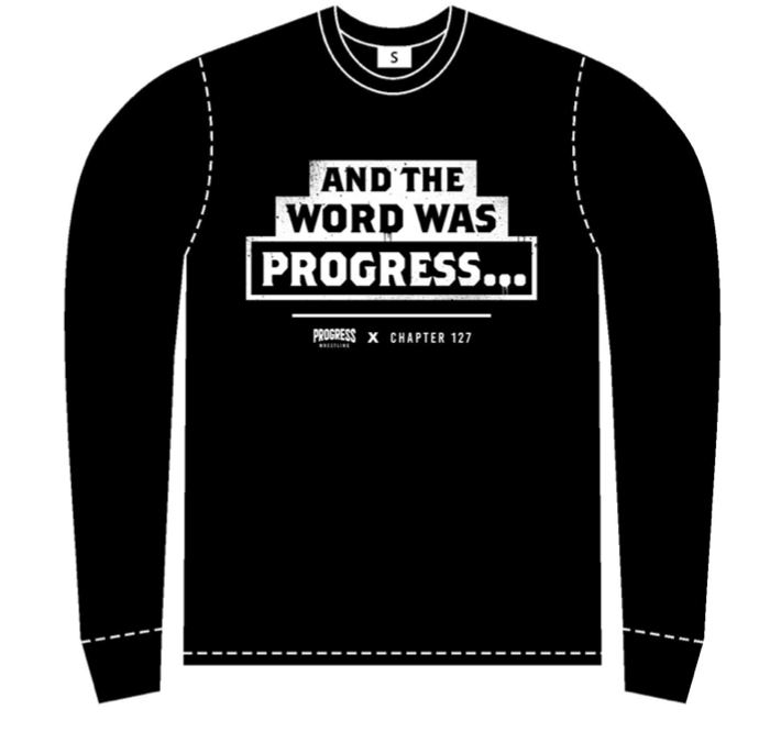 PROGRESS WRESTLING LONG SLEEVE T SHIRT