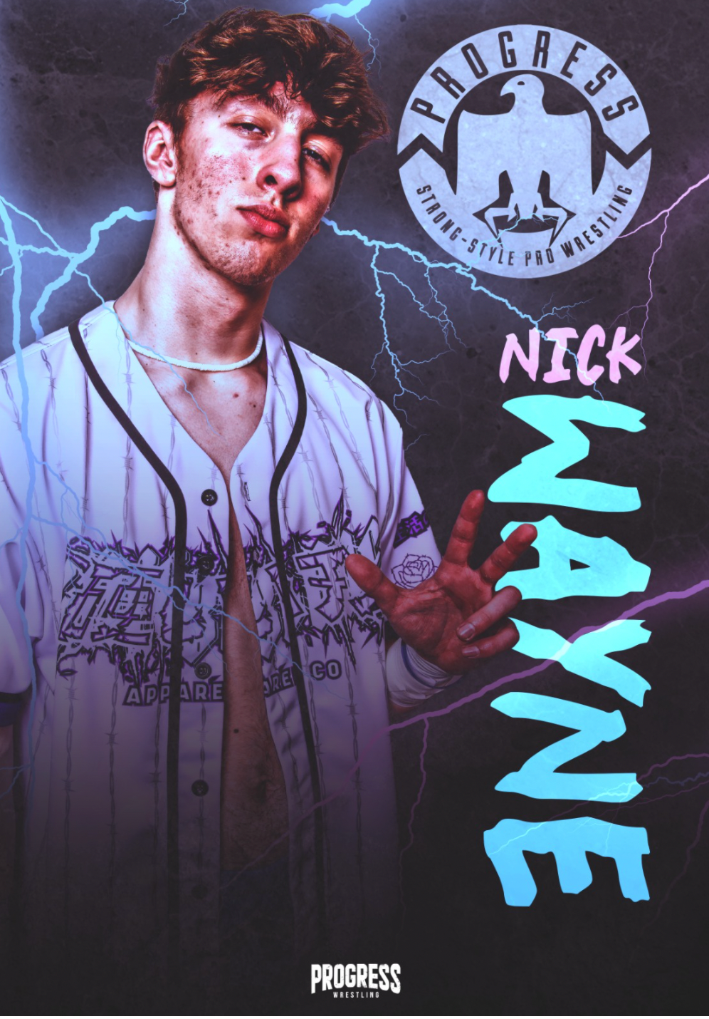 AEW Nick Wayne Signed Merchandise
