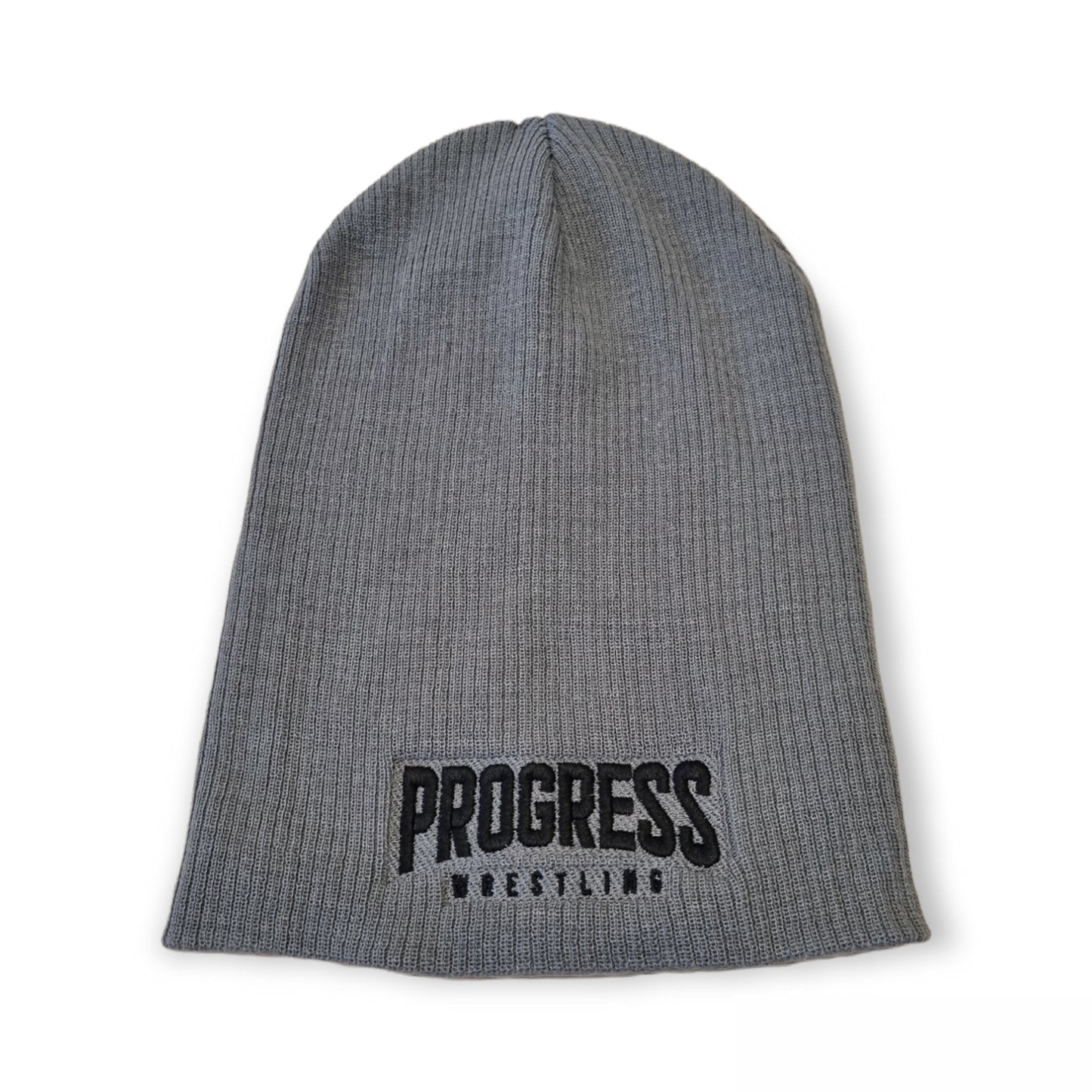PROGRESS WRESTLING HATS PROGRESS LOGO BEANIE GREY SIMON MILLER