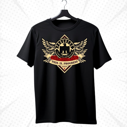 "EARN YOUR WINGS" Progress Wrestling T Shirt
