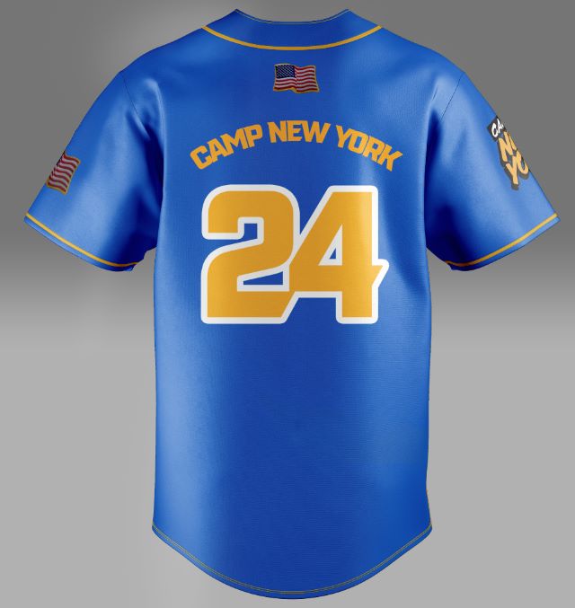 CAMP NEW YORK - BASEBALL SHIRT BLUE