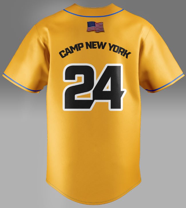 CAMP NEW YORK - BASEBALL SHIRT YELLOW
