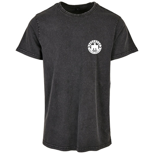 Eagle Logo Acid Wash T-Shirt
