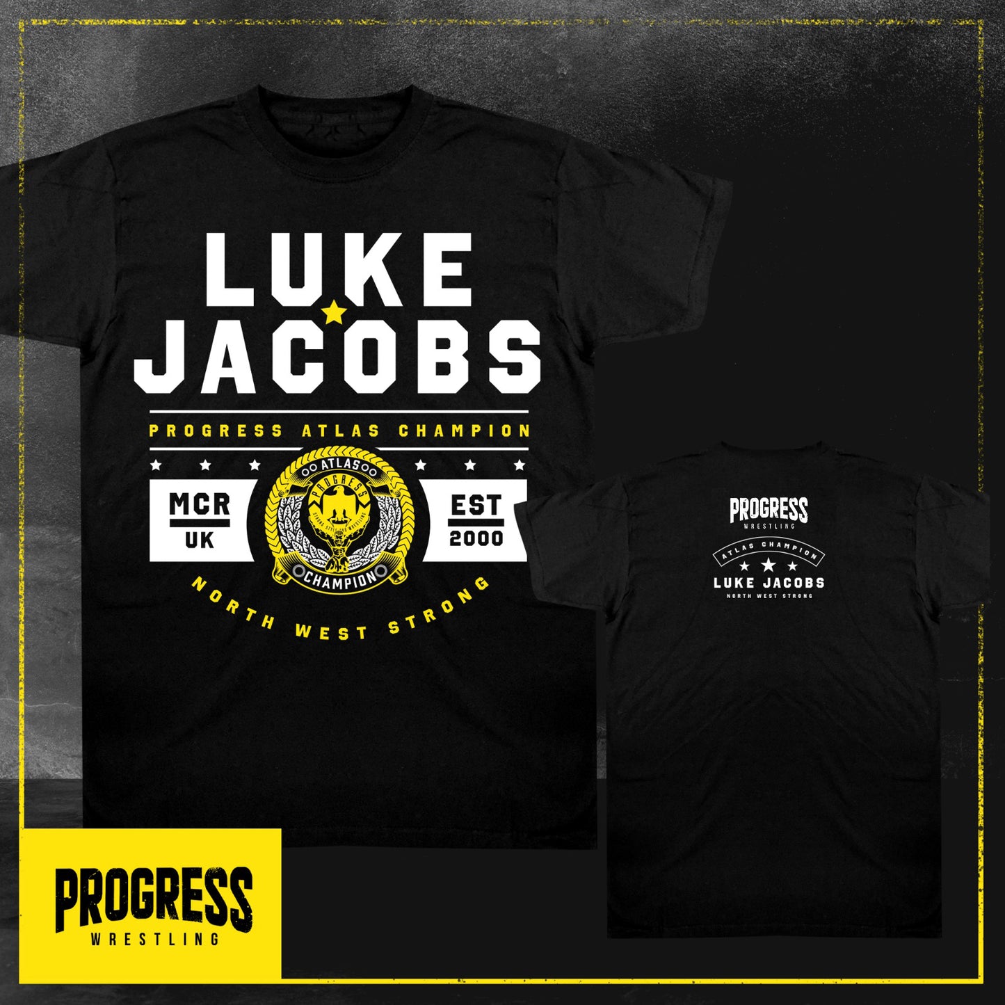 PROGRESS Wrestling T Shirt - Luke Jacobs