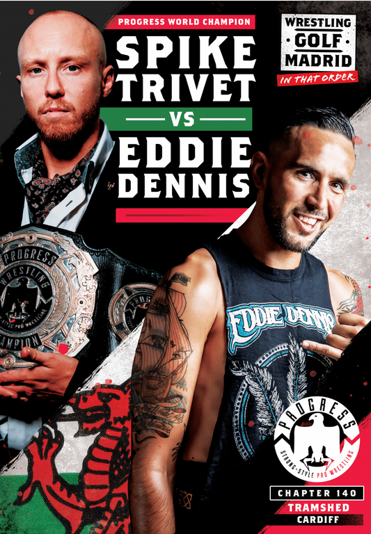 PROGRESS Wrestling Poster - Spike Trivet vs Eddie Dennis