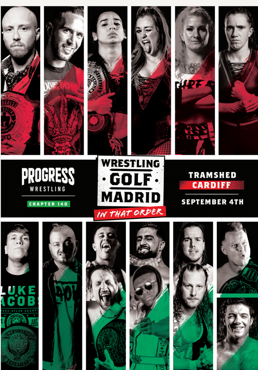 PROGRESS Wrestling Signed Poster - Chapter 140 All Talent