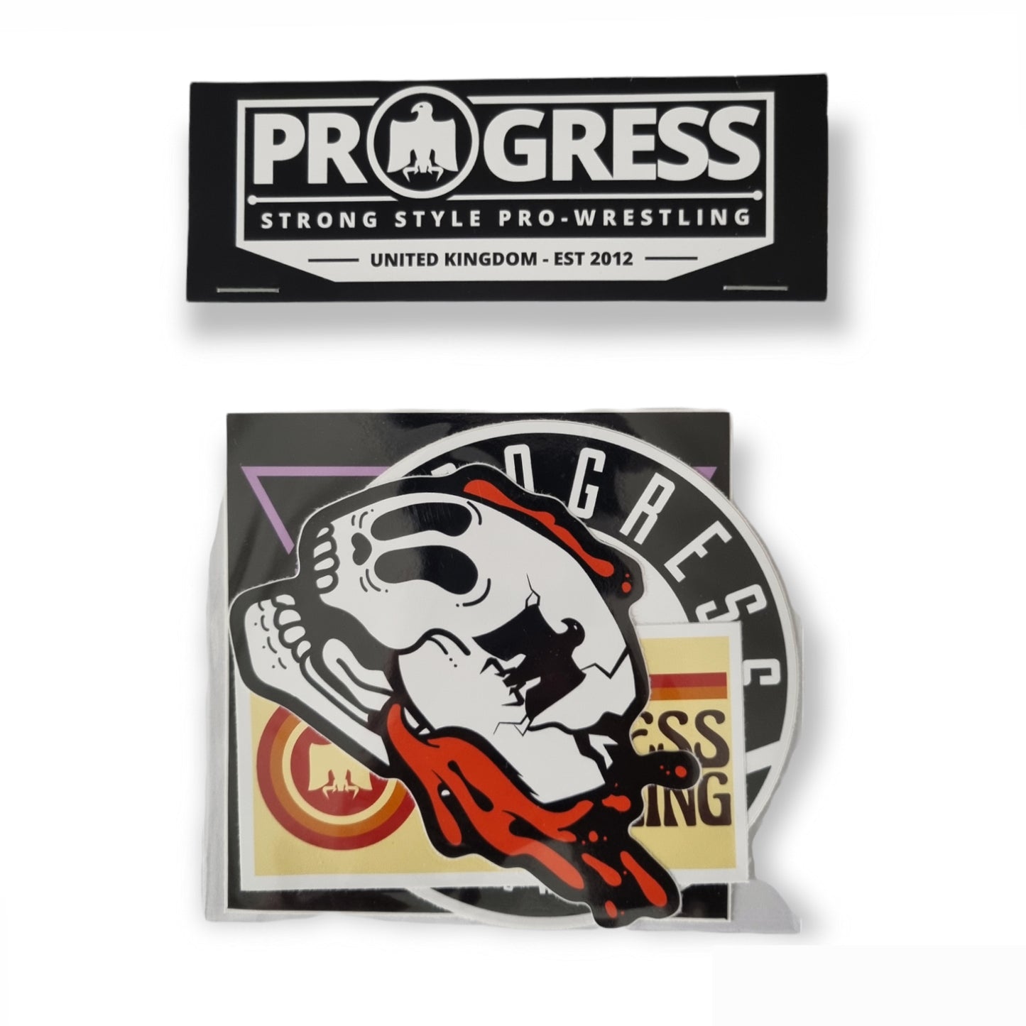 PROGRESS Wrestling Accessories - Vinyl Stickers
